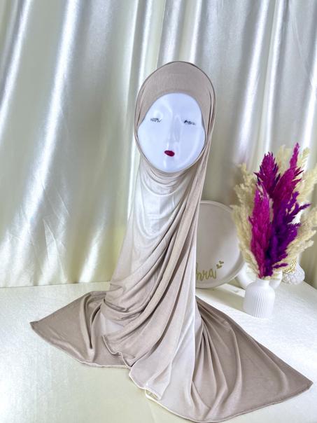 Lycra dégradé Beige crémé