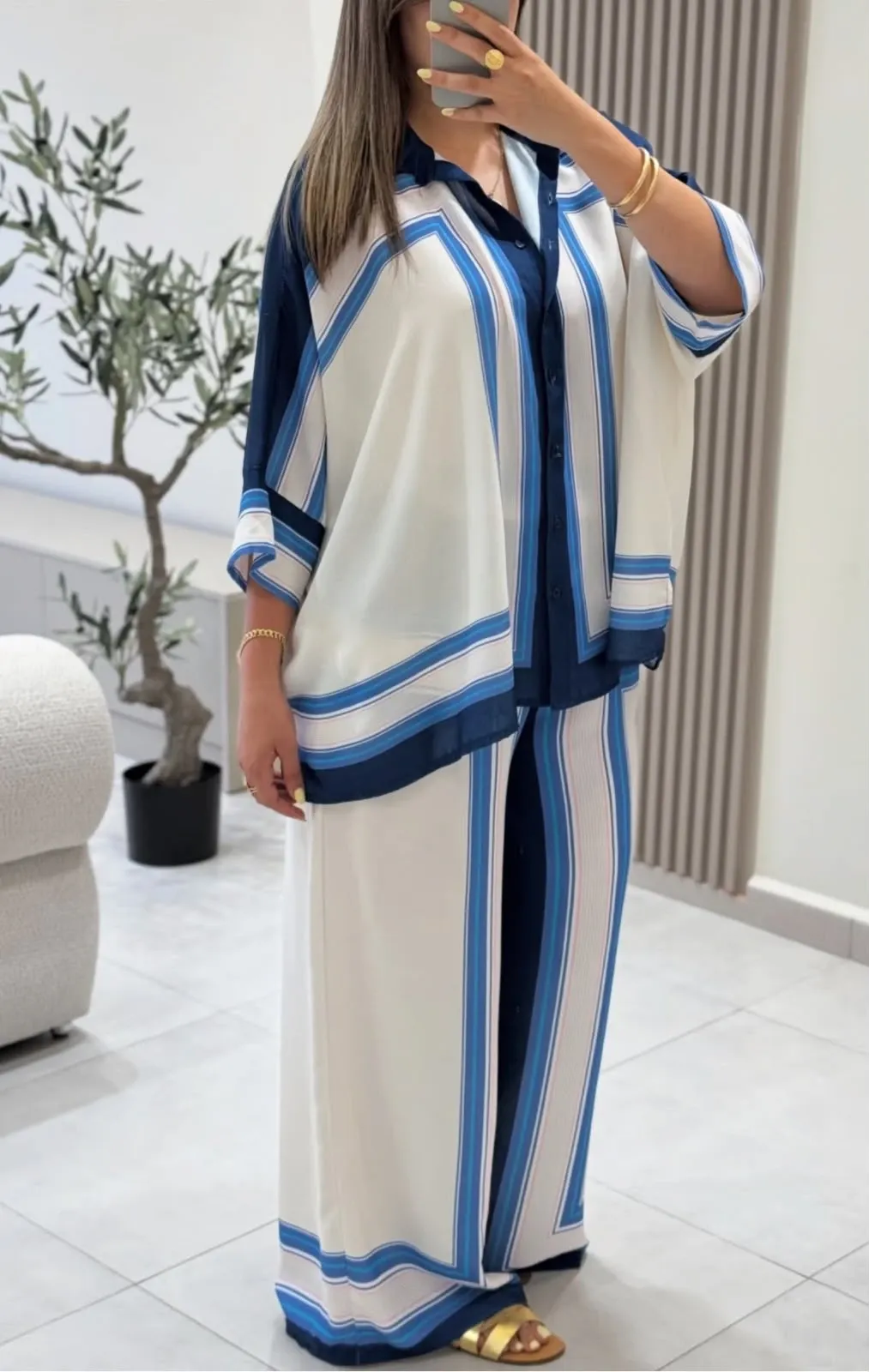 Ensemble Chic Patterned