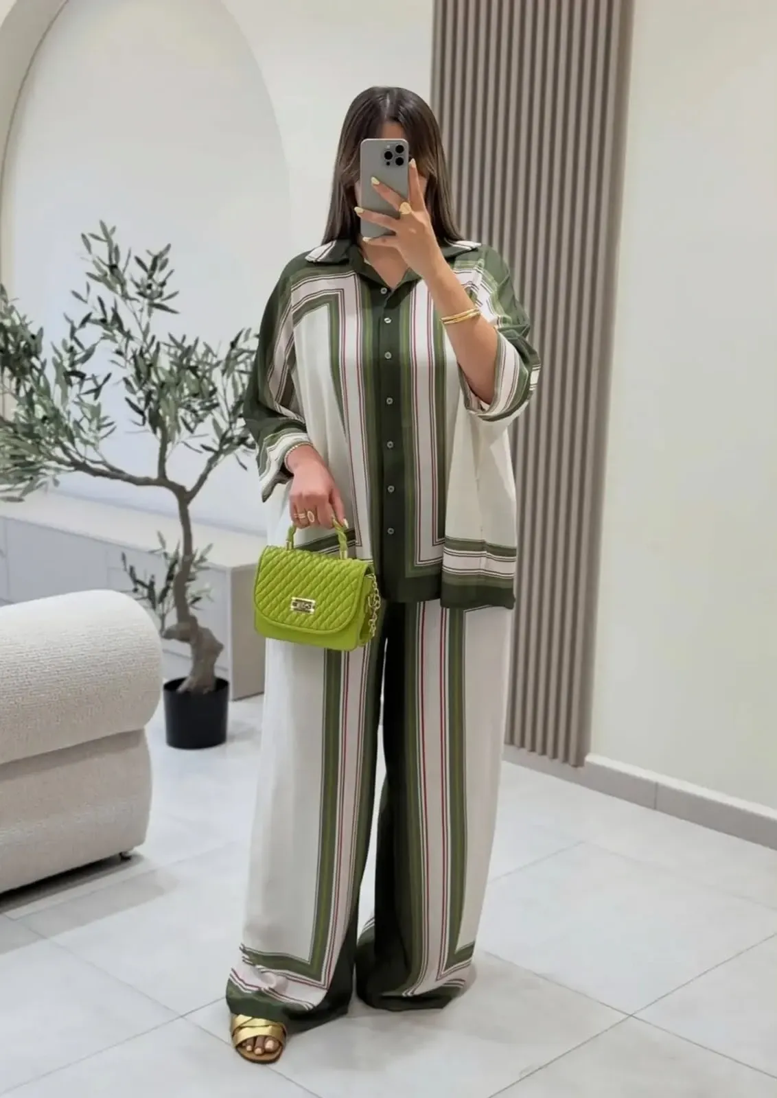 Ensemble Chic Patterned