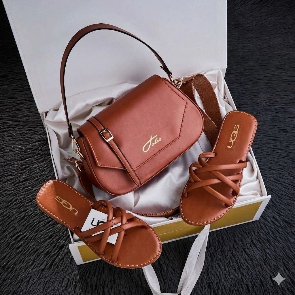 Julia Chic Set – Sac & Sandales Élégantes