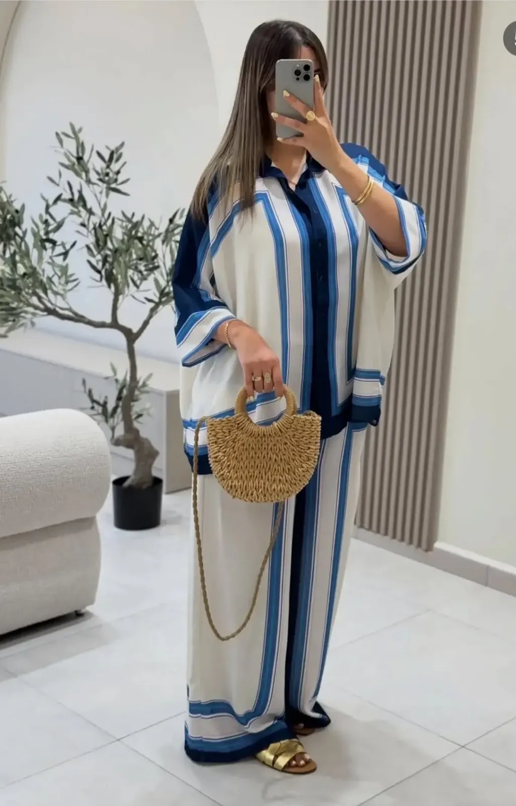 Ensemble Chic Patterned