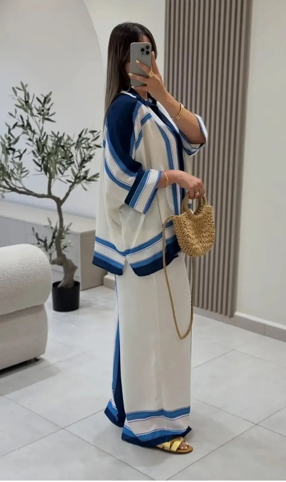 Ensemble Chic Patterned