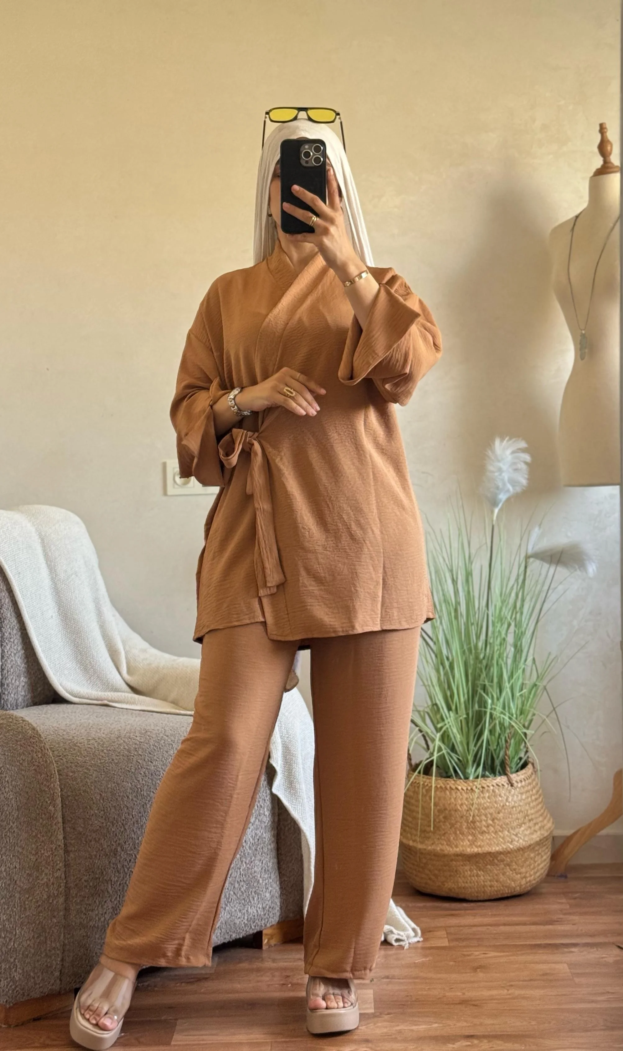 Ensemble tendance cap