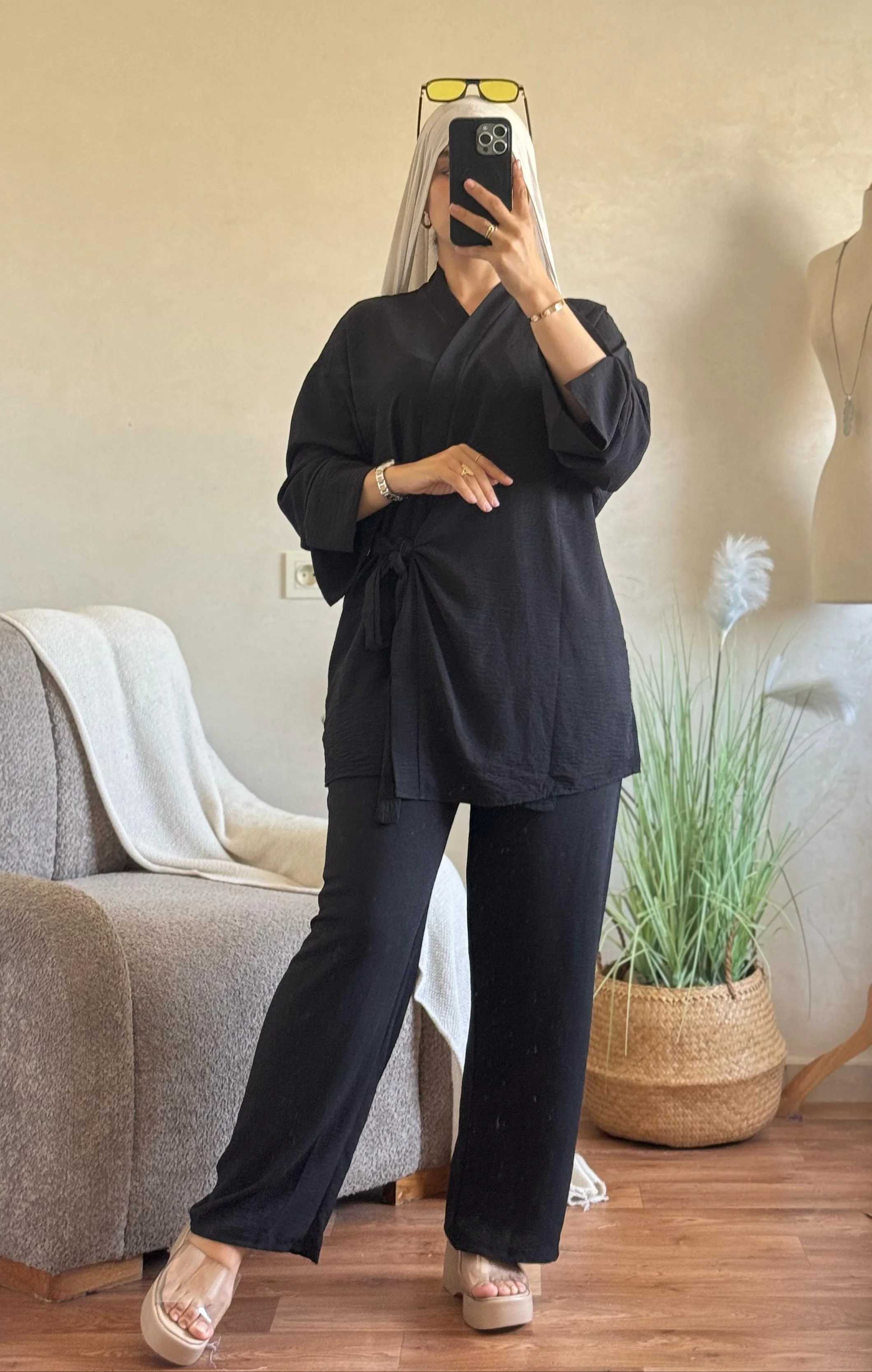 Ensemble tendance cap