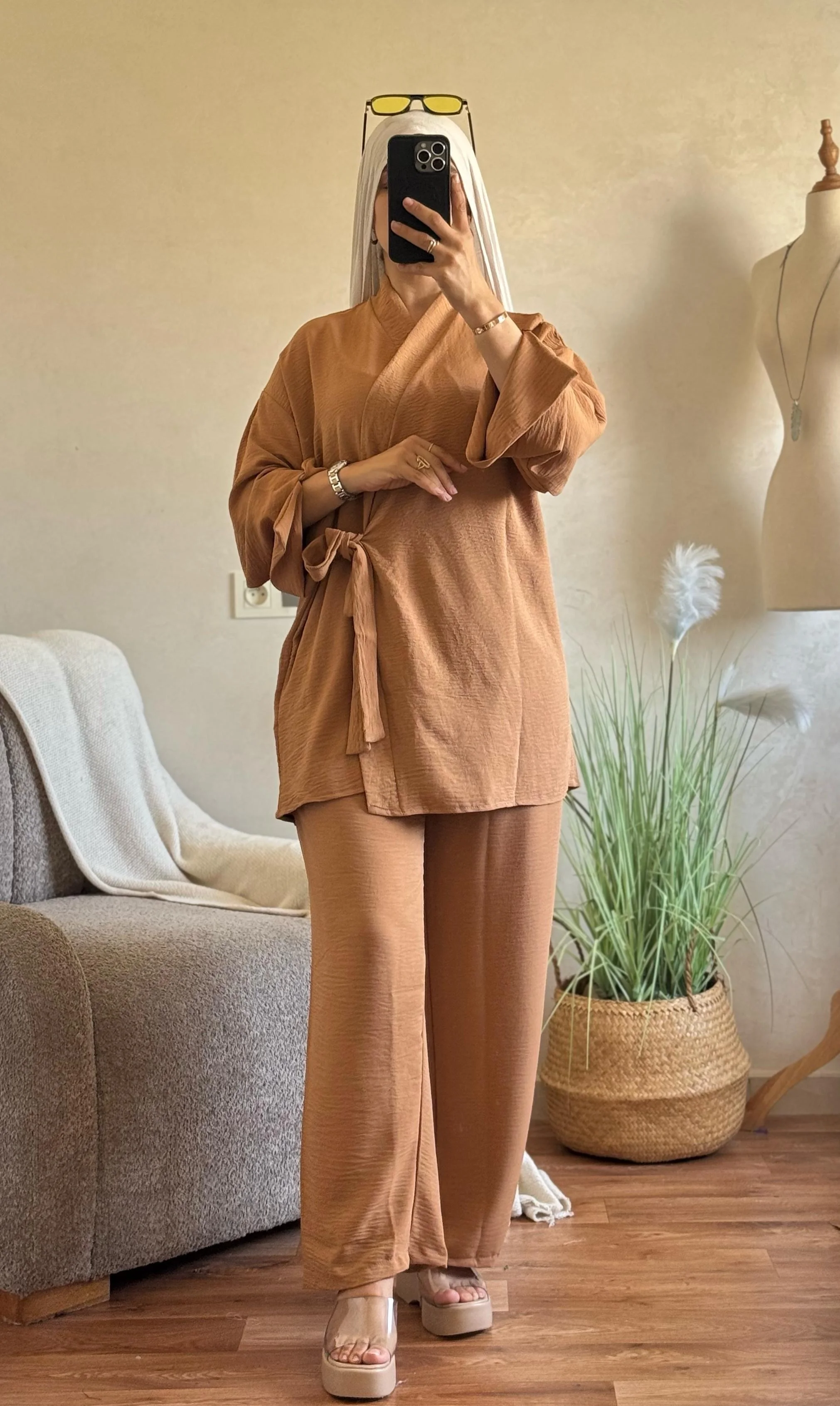 Ensemble tendance cap