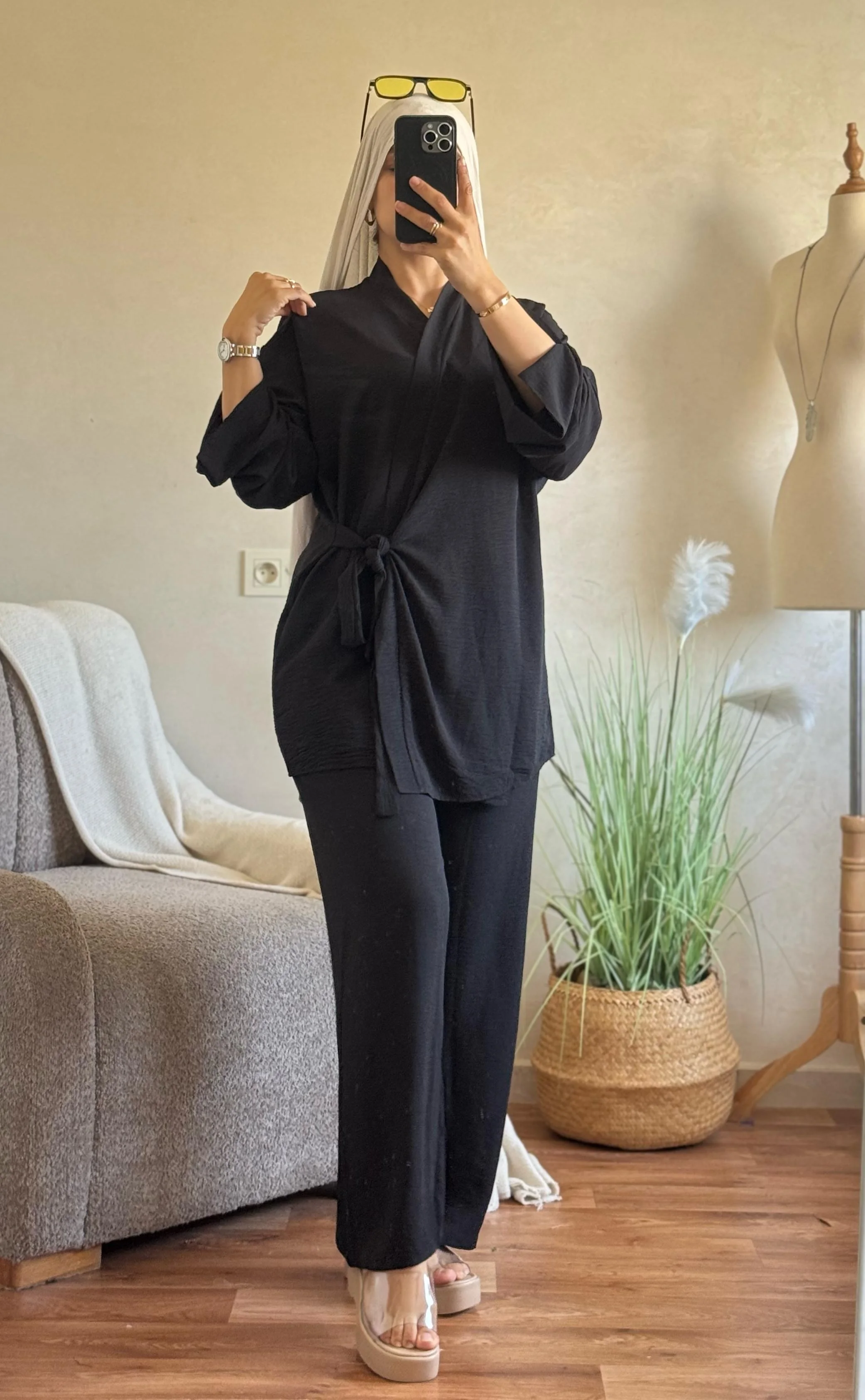 Ensemble tendance cap