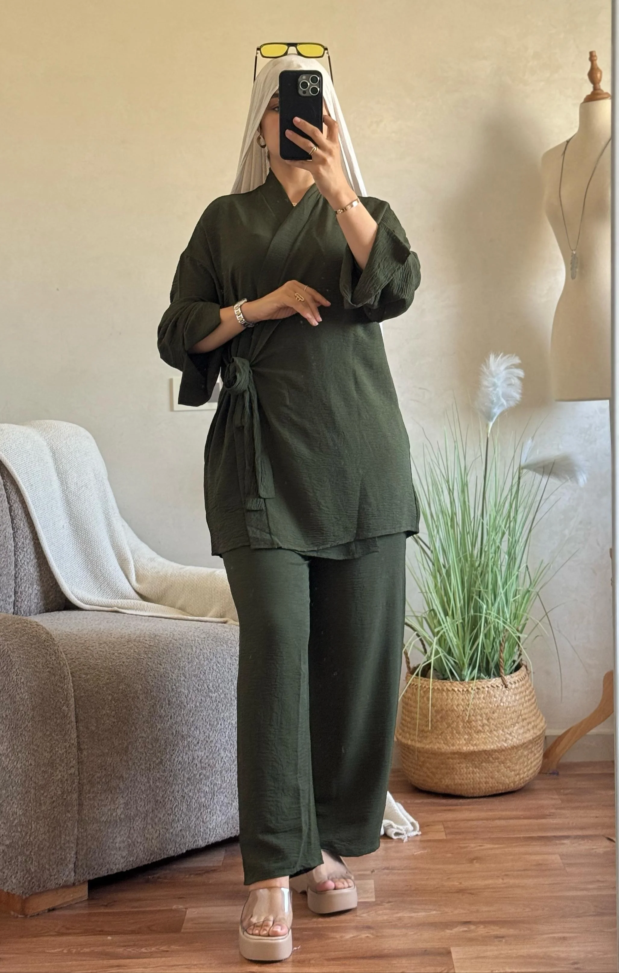 Ensemble tendance cap