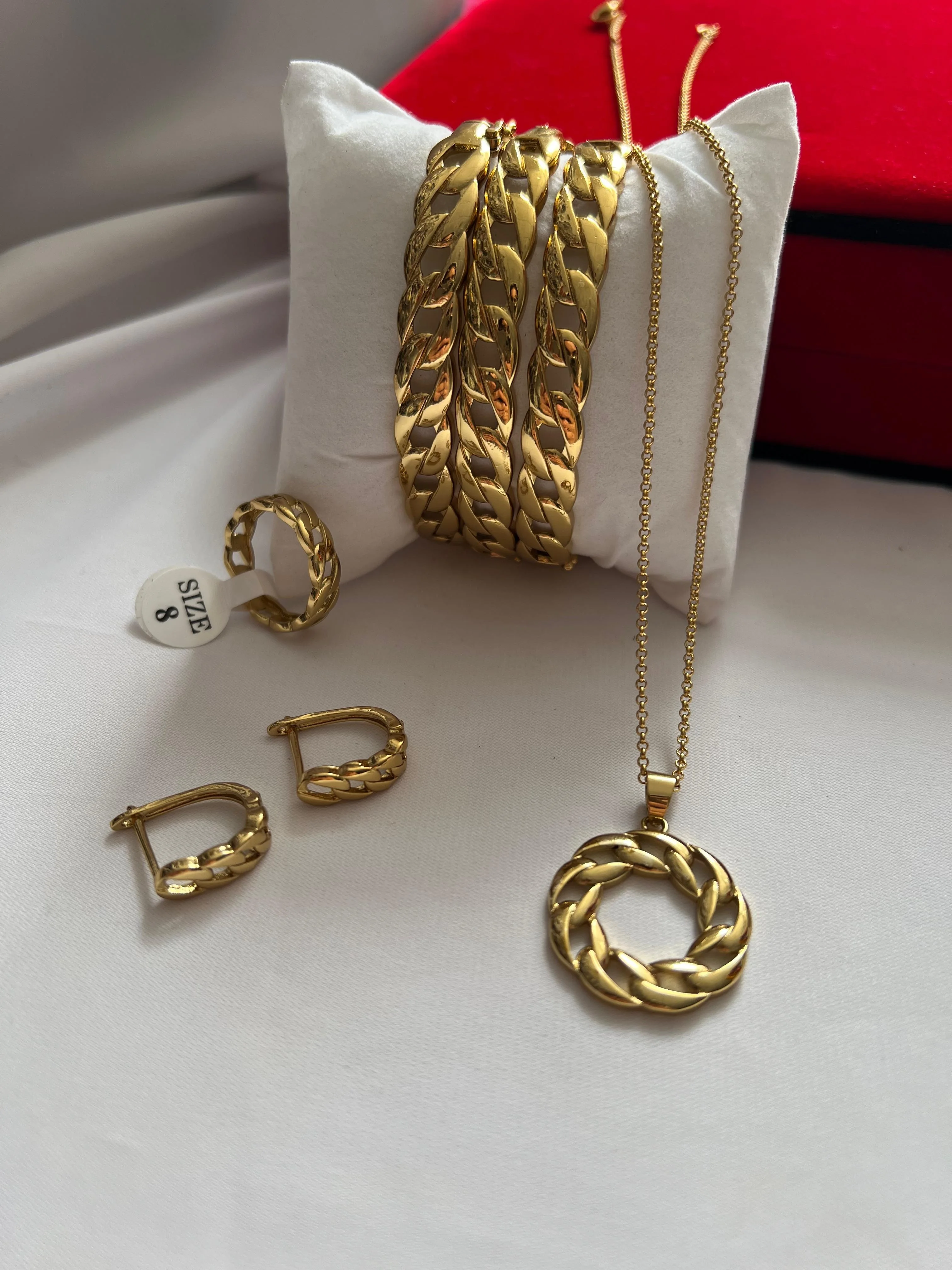 Éclat Doré Set – Bijoux Élégance Complète