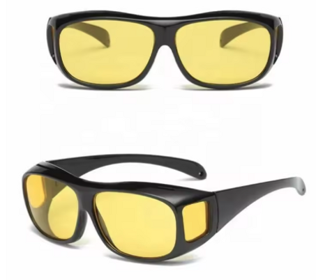 نظارات ركوب للرؤية الليلية مقاومة للأتربة نظارات قيادة متعددة الوظائف مضادة للوهج ومقاومة للرياح تناسب النظارات الأخرى