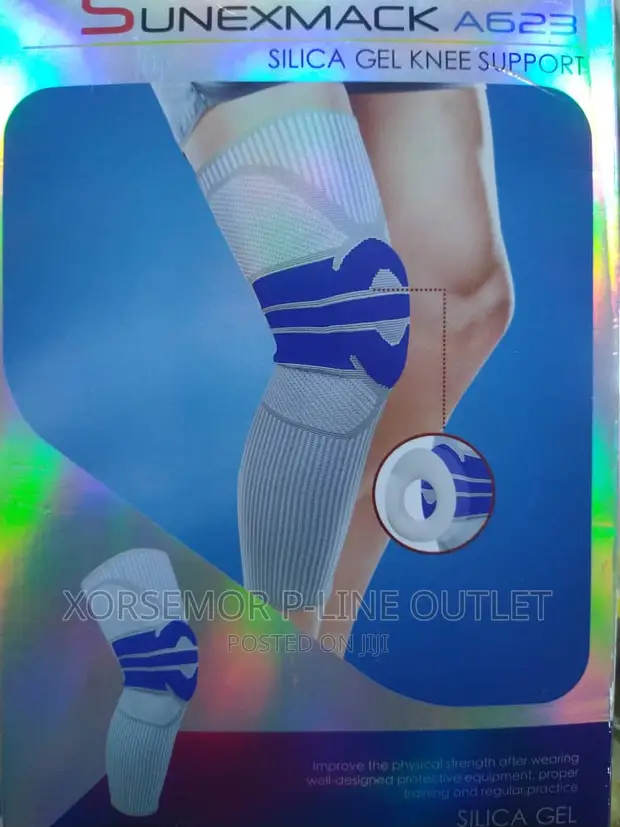 00035. Sunexmack Long Knee Brace Strap for Knee and Leg Pain Relief *NG82* حزام شذ الركبة الطويل للتخلص من آلام الركبة والساق