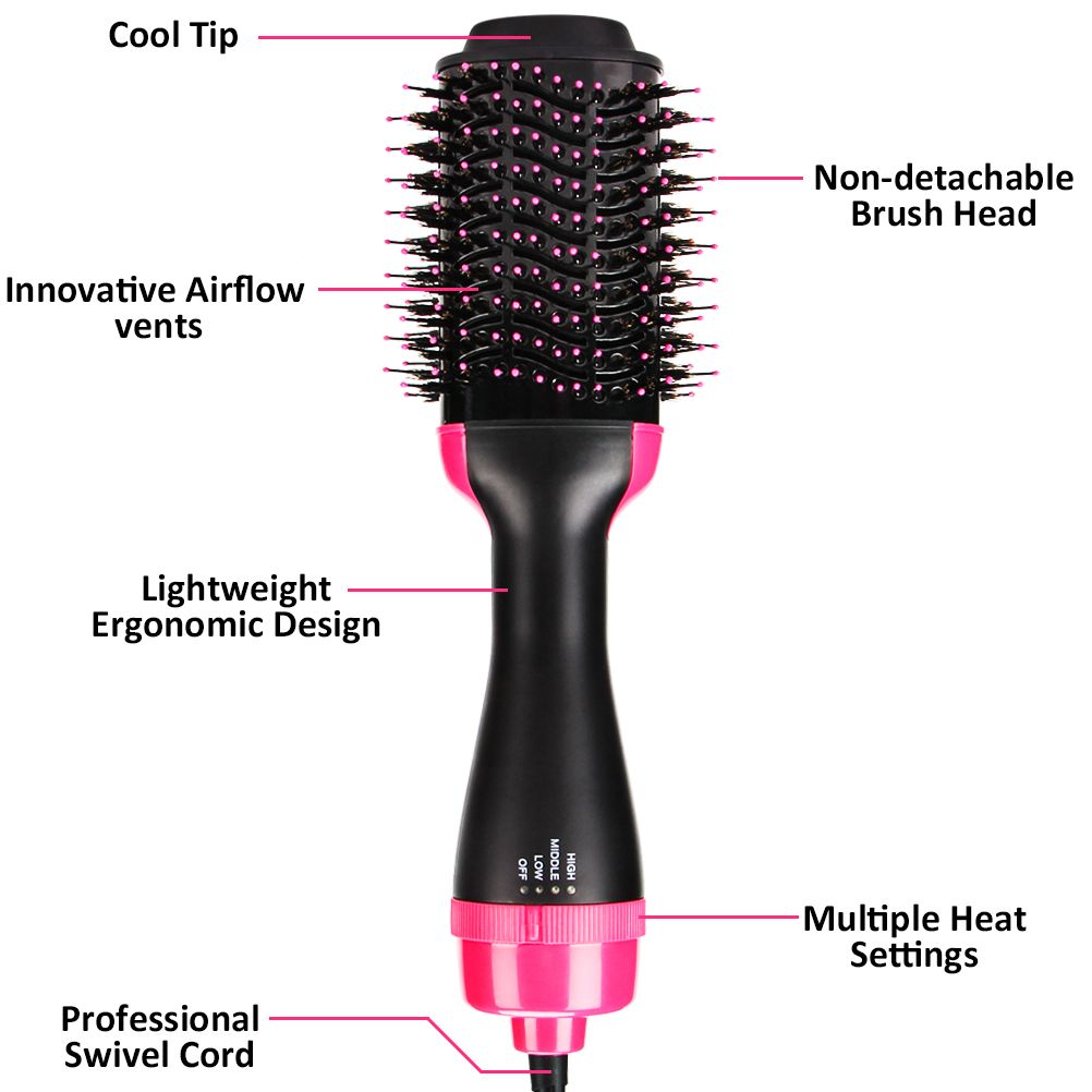 One Step Hair Dryer Brush * فرشاة تجفيف الشعر بخطوة واحدة