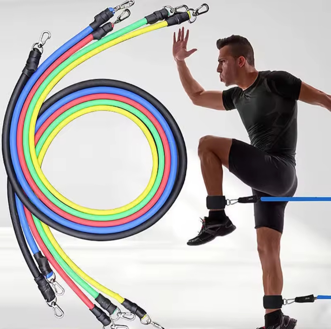 00050. RESISTANCE BANDS *NG43* حبال مطاطية للتمارين الرياضية