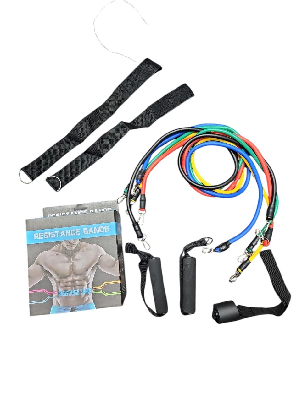 00050. RESISTANCE BANDS *NG43* حبال مطاطية للتمارين الرياضية