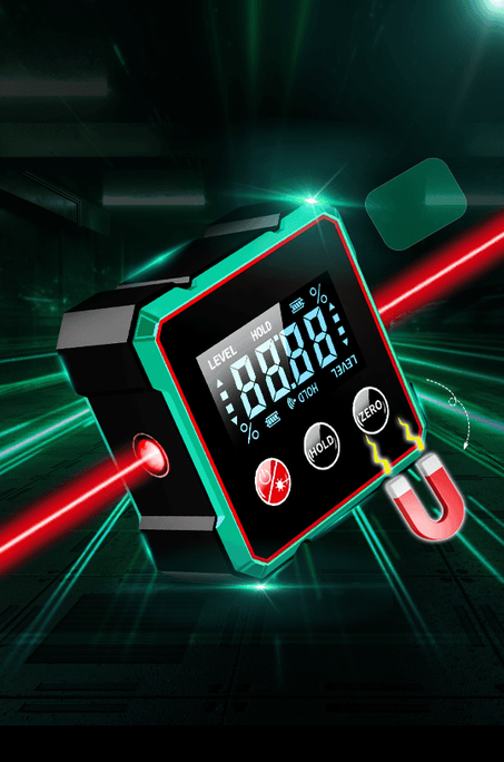 Détecteur d'angle numérique magnétique avec laser électronique