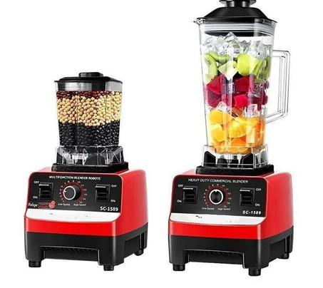 خلاط كهربائي عصري لاعداد العصائر و طحن الحبوب و التوابل 6000 واط