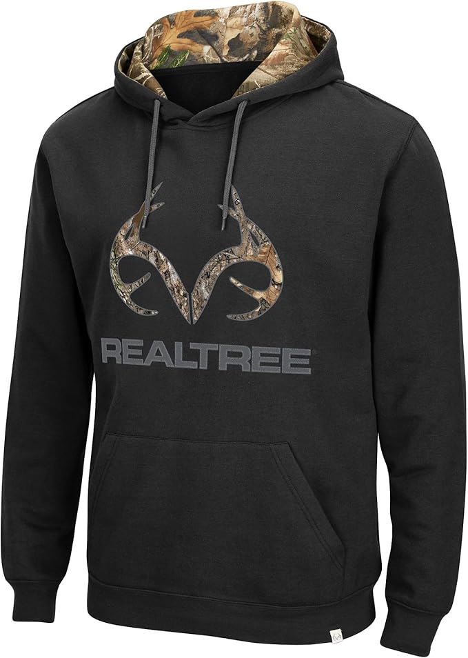 Realtree للرجال من Edge بلوفر من الصوف بشعار