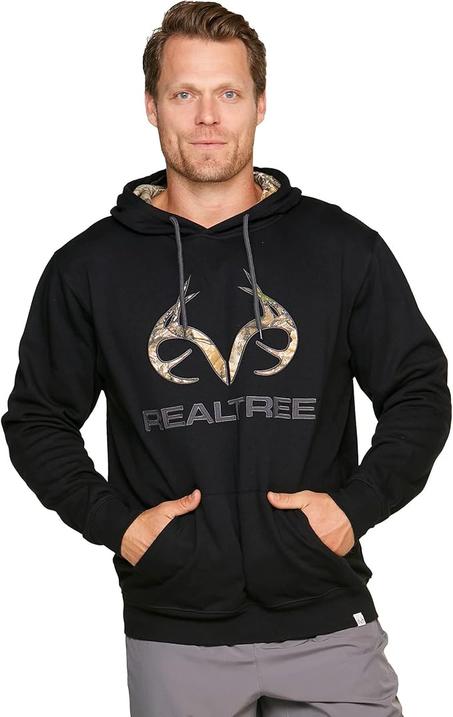 Realtree للرجال من Edge بلوفر من الصوف بشعار