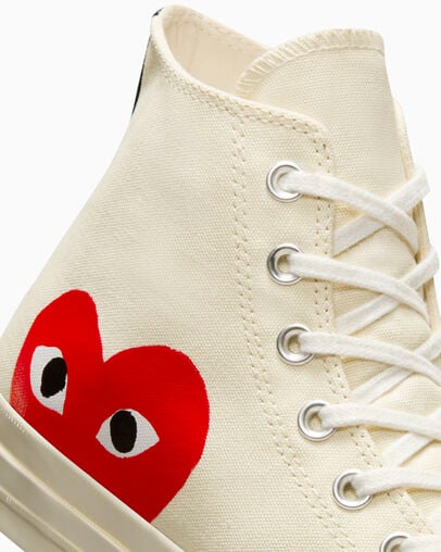 Converse x Comme des Garçons PLAY Chuck 70  Lait