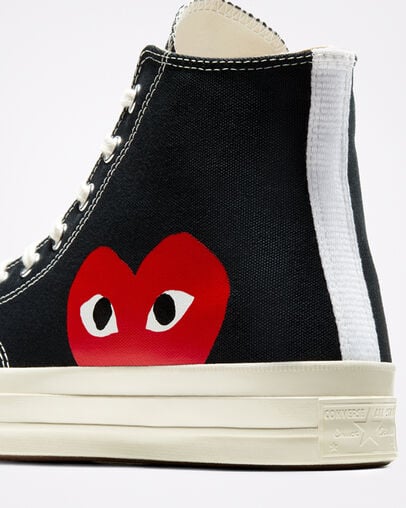 Converse x Comme des Garçons PLAY Chuck 70 Noir