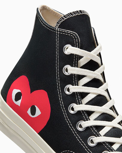 Converse x Comme des Garçons PLAY Chuck 70 Noir