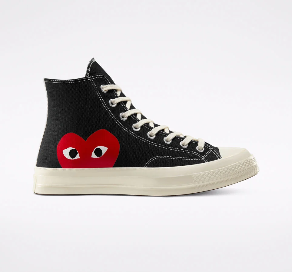 Converse x Comme des Garçons PLAY Chuck 70 Noir