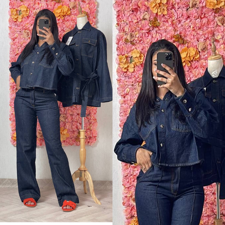 ENSEMBLE JEAN MS155 JOGGER WIDE LEG