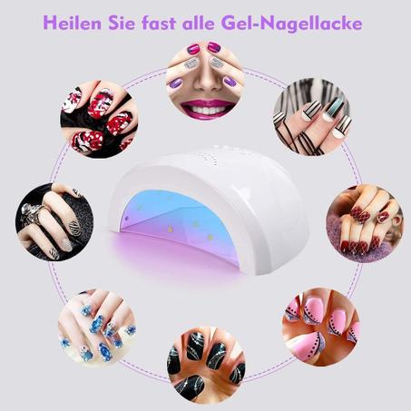 Electric Nail Polish Dryer/مجفف أظافر كهربائي بتقنية LED و UV