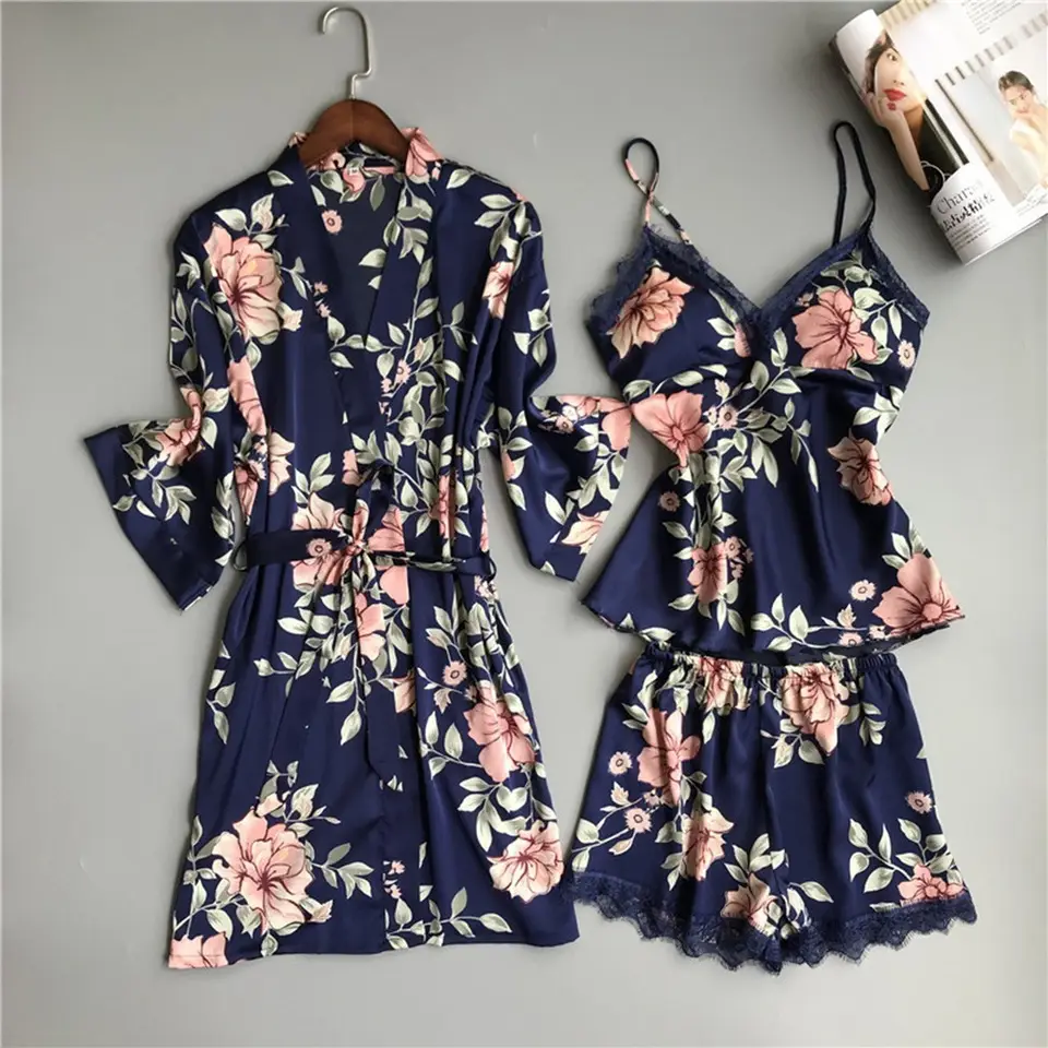 Ensemble de Pyjama Chemise de Nuit