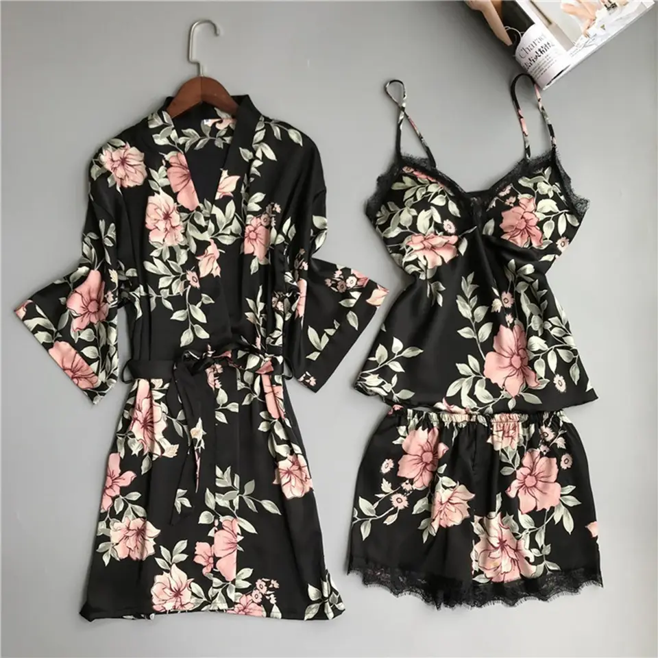 Ensemble de Pyjama Chemise de Nuit