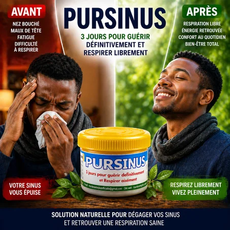 PURSINUS : 3 jours pour guérir des sinusites
