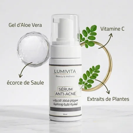 سيروم مضاد للحبوب لبشرة صافية - Lumivita