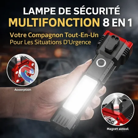 Lampe de sécurité d'urgence multifonctionnel - TG