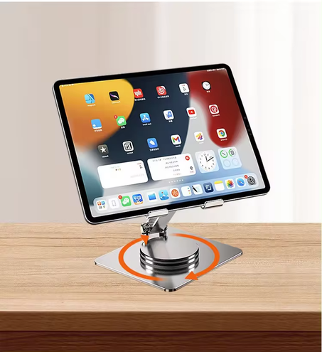 حامل لأجهزة اللوحة بقاعدة تدور 360 درجة