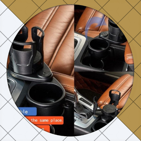 حامل الاكواب للسيارة