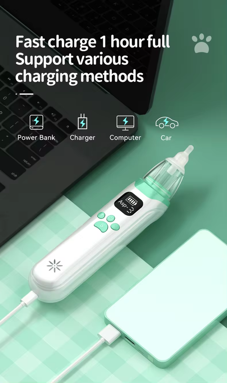 منظمة من شركة OEM CE منظمة للماء مكنسة أنف كهربائية للأطفال