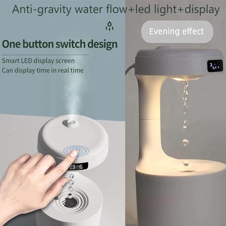 الفواحة المضادة للجاذبية الأكثر تقييما ⭐️⭐️⭐️⭐️⭐️​ خصم على الـ Anti-Gravity Water Diffuser