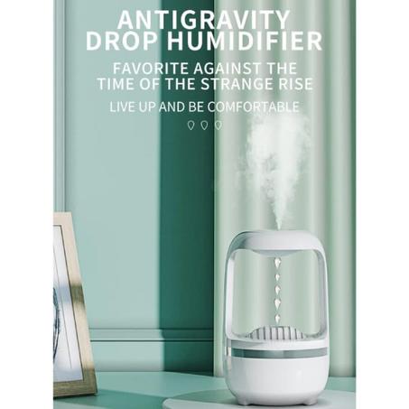 فواحة ومرطب هواء بقطرات المياة مضاد للجاذبية