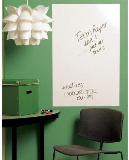 استيكر سبورة ابيض قابل للمسح والتنظيف