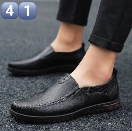 حذاء من الجلد الناعم للرجال  المقاص 41