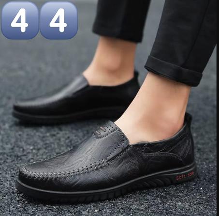 حذاء من الجلد الناعم للرجال  المقاص 44