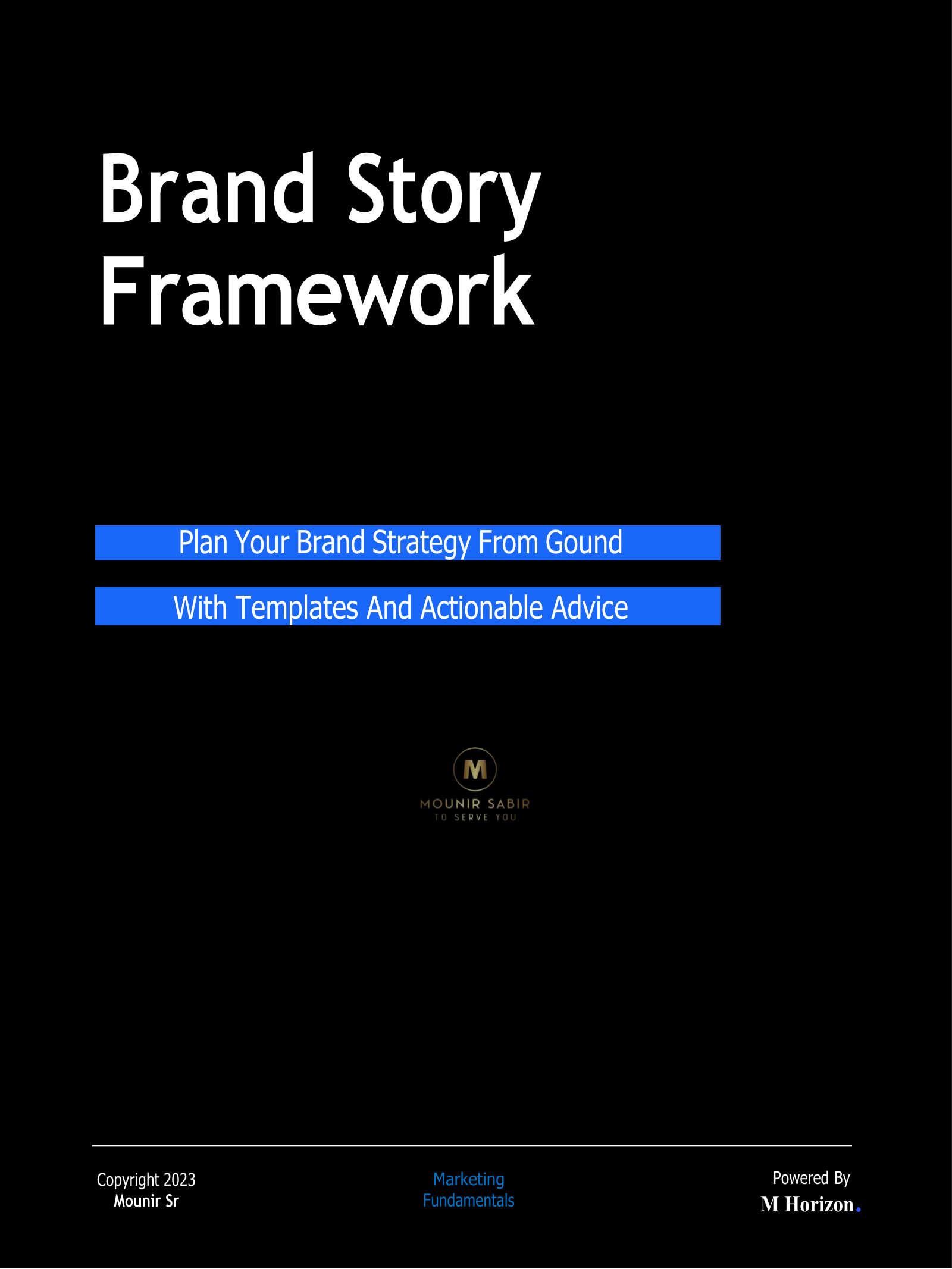 Marketing 5.0 Growth Kit, By Mounir Sr
