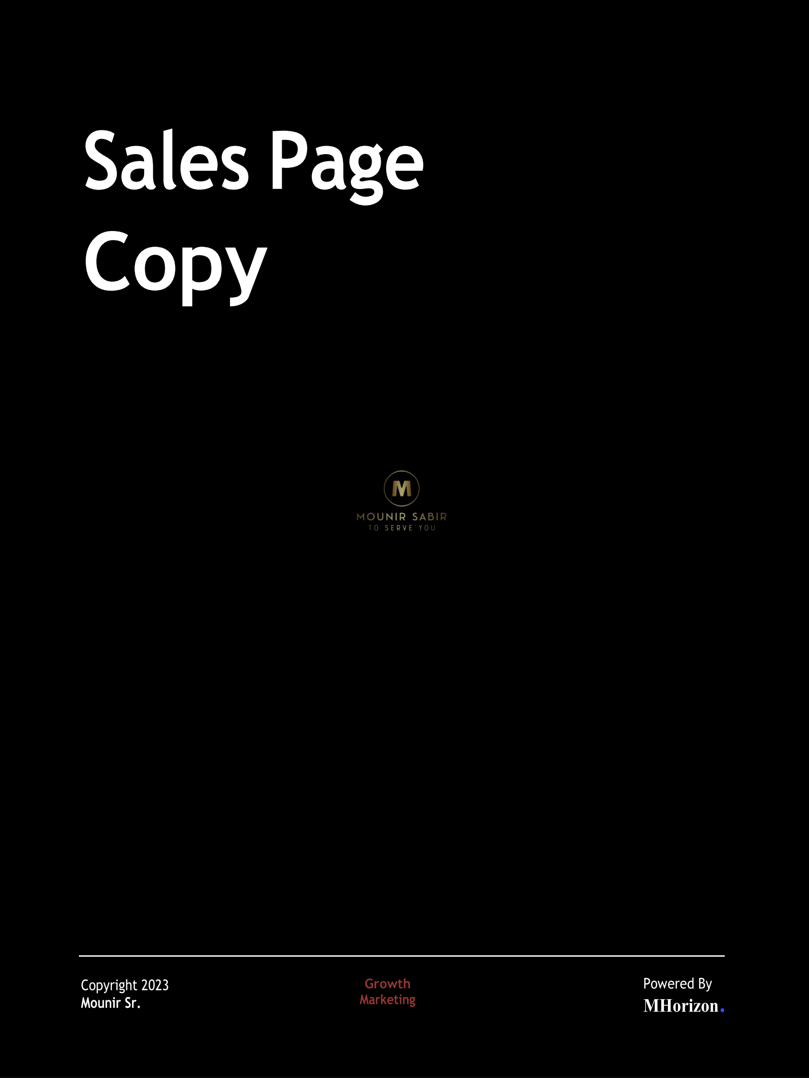 Marketing 5.0 Growth Kit, By Mounir Sr