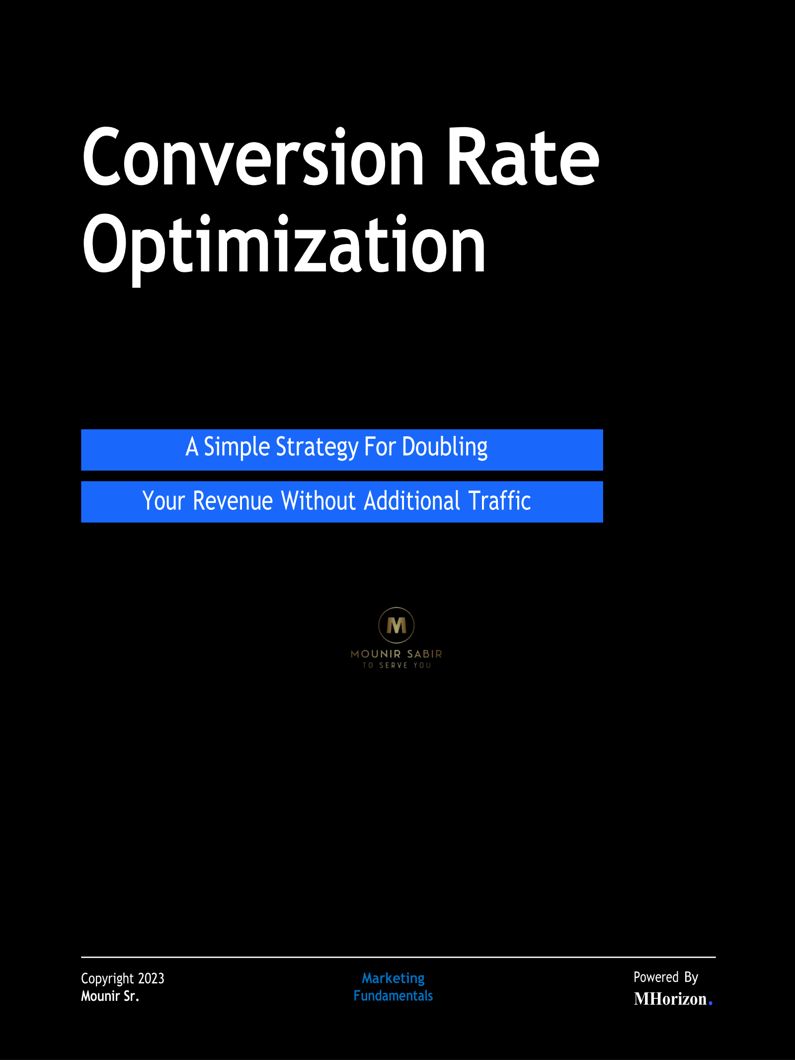Marketing 5.0 Growth Kit, By Mounir Sr