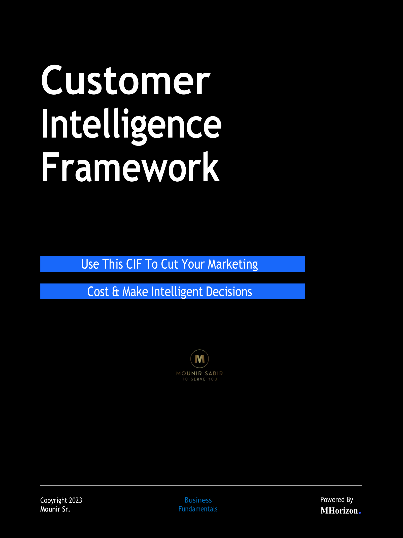 Marketing 5.0 Growth Kit, By Mounir Sr