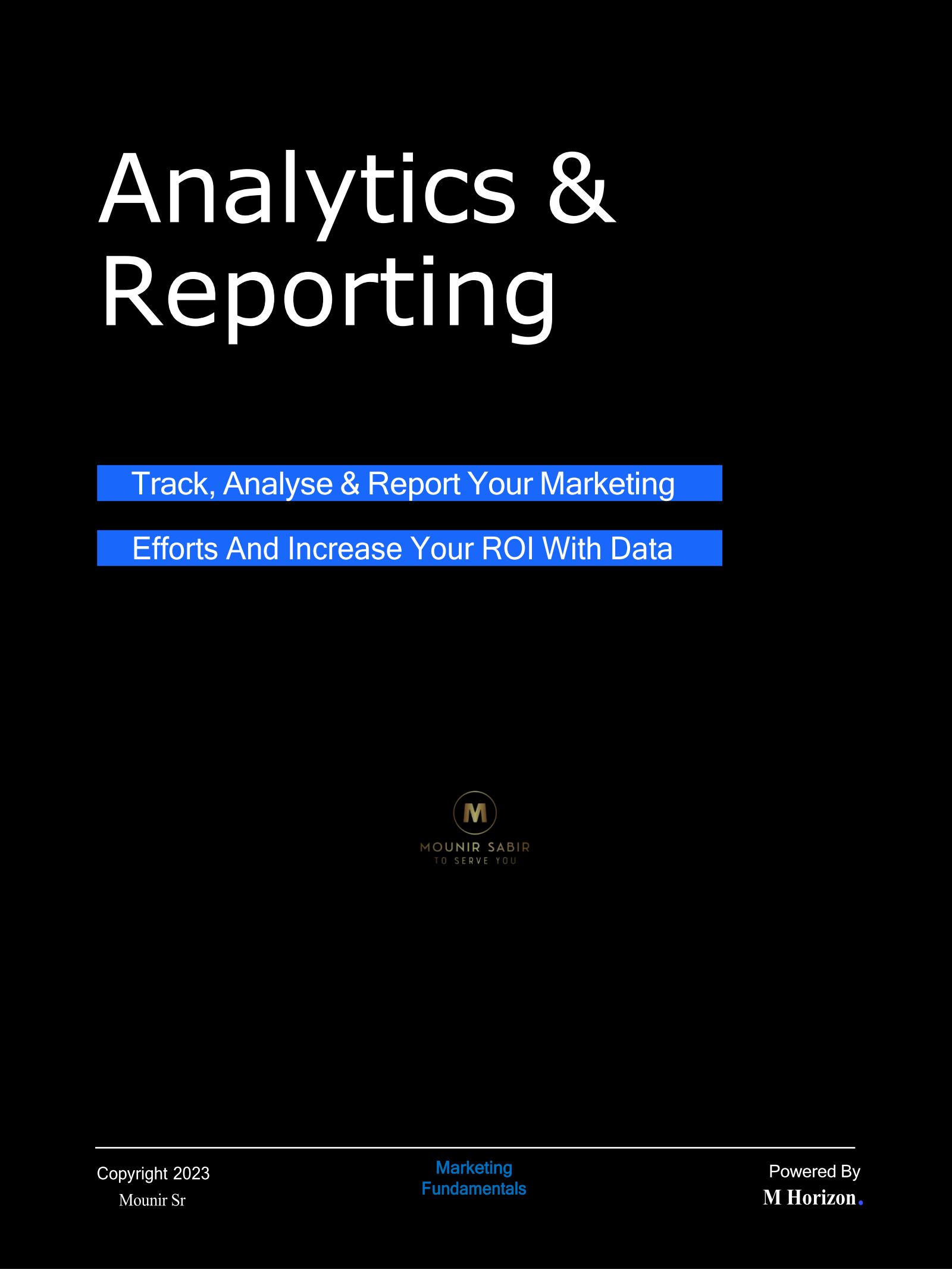 Marketing 5.0 Growth Kit, By Mounir Sr