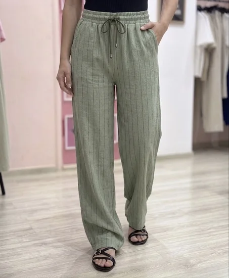 pantalons en lin