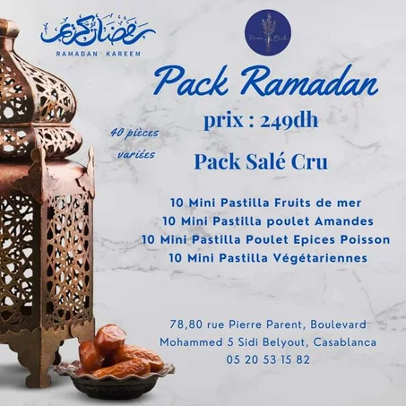 Pack Salé Cru (40 pièces)