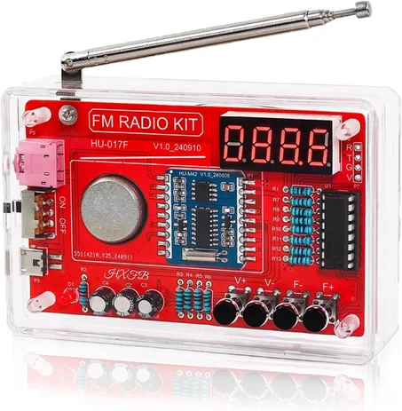 ISolderStore Kits electrónicos DIY FM Radio Soldadura Kit para Electrónica DIY Kits electrónicos Kit de práctica de soldadura