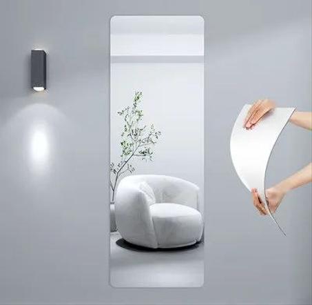 مراة لاصقة غير قابلة للكسر