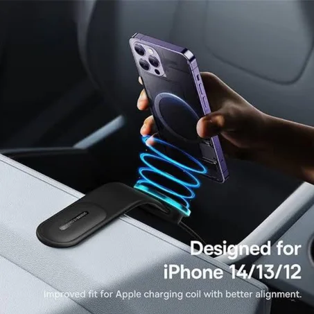 حامل وشاحن لاسلكي مغناطيسي مخصص للهواتف المحمولة